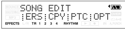 BOUNCE SONG EDIT MASTERING :ERS :CPY :PTC :OPT MP3 EFFECTS L/R TR 1 2 3 4 RHYTHM IN A.PUNCH OVER A+B