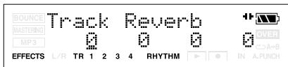 BOUNCE MASTERING MP3 EFFECTS L/R TR 1 2 3 4 RHYTHM IN A.PUNCH Track Reverb OVER A+B
