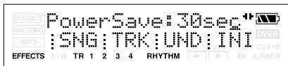 BOUNCE POWER: 30sec MASTERING MP3 EFFECTS L/B TR 1 2 3 4 RHYTHM :SNG:TRK:UND:INI OVER A+B IN A.PUNCH
