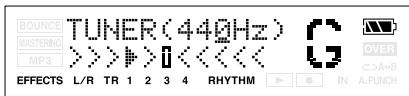 BOUNCE MASTERING MP3 TUNER(440Hz) OVER A+B EFFECTS L/R TR 1 2 3 4 RHYTHM IN A.PUNCH