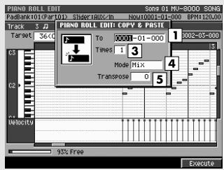ROLAND MV-8000 - Description des éléments de menu - 1