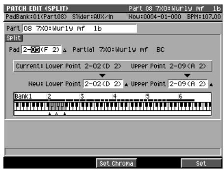ROLAND MV-8000 - Affectation d'un partiel aux pads en gamme chromatique (set chromatic) - 2