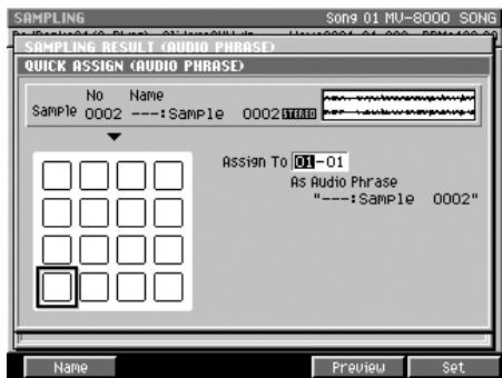 ROLAND MV-8000 - Appuyez sur (set one) - 2