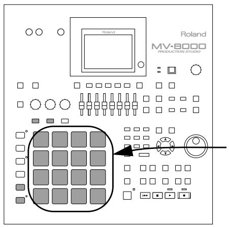 ROLAND MV-8000 - Déplacement du curseur et utilisation du séquenceur - 4