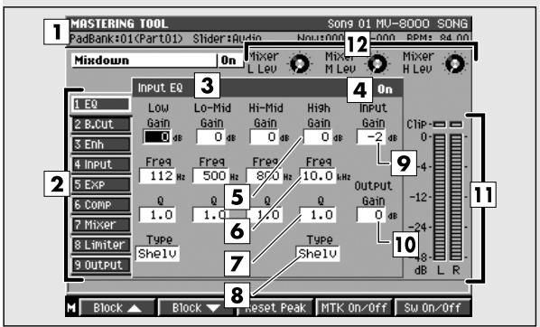 ROLAND MV-8000 - Touches de fonction (f) - 6
