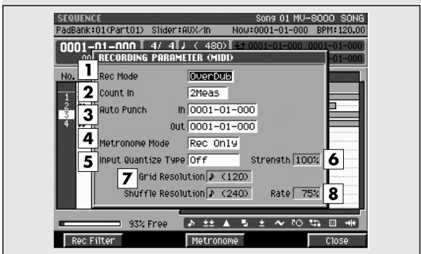 ROLAND MV-8000 - Touches de fonction (f) - 3