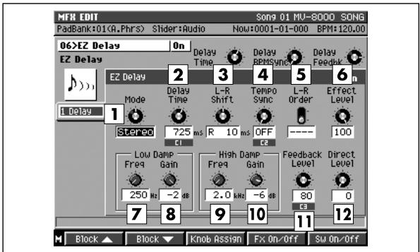 ROLAND MV-8000 - EZ DELAY - 1