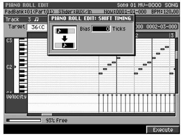 ROLAND MV-8000 - Décalage temporel (shift timing) - 1