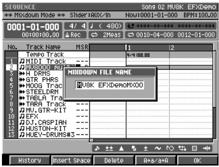 ROLAND MV-8000 - Appuyez sur - 2