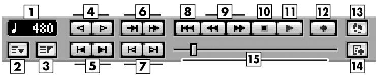 ROLAND MV-8000 - Fonctions de transport - 1