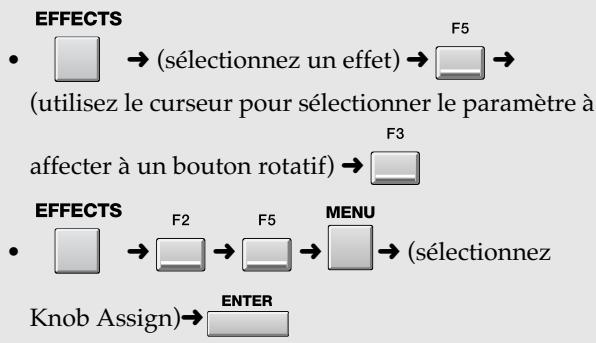 ROLAND MV-8000 - Éléments du menu - 2