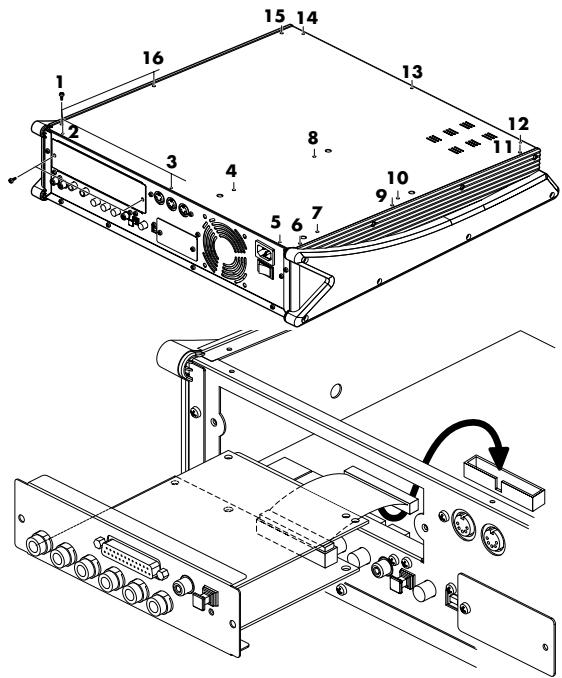 ROLAND MV-8000 - Procédure d'installation de la carte mv8-op1 - 1