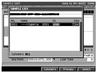 ROLAND MV-8000 - Création d'un partial associant plus d'un sample (SMT) - 4