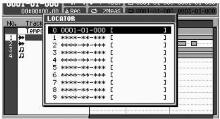 ROLAND MV-8000 - Accès à un point de localisation - 1