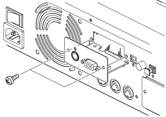 ROLAND MV-8000 - Procédure d'installation de la carte mv8-vga - 2