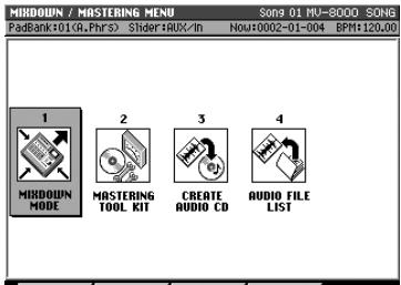 ROLAND MV-8000 - Utilisation du mastering tool kit - 7