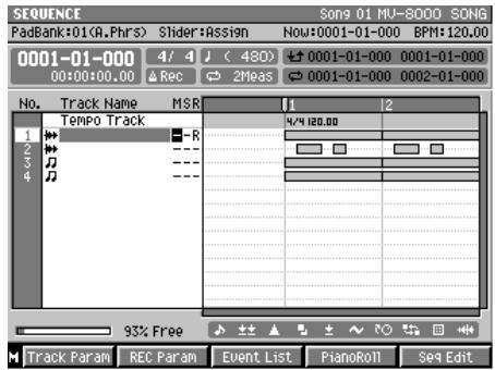 ROLAND MV-8000 - Mise sous tension - 1