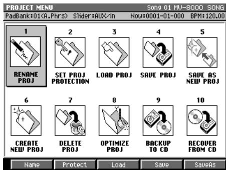 ROLAND MV-8000 - Sauvegarde de votre composition - 1