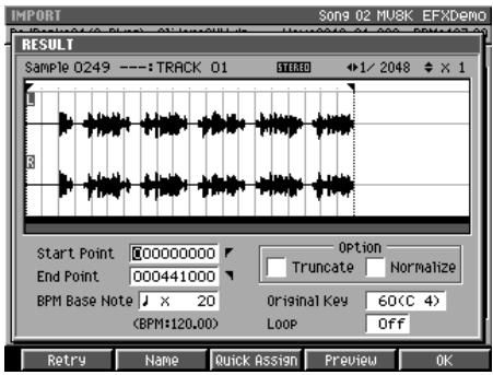 ROLAND MV-8000 - Appuyez sur (import). - 1