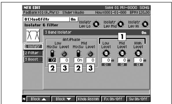ROLAND MV-8000 - Bibliothèque d'effets reverb preset - 1
