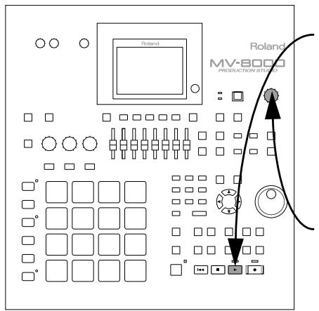 ROLAND MV-8000 - Lancez la lecture du morceau de démonstration - 1
