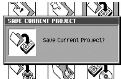 ROLAND MV-8000 - Sauvegarde d'un projet - 4