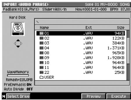 ROLAND MV-8000 - Appuyez sur (set one) - 1