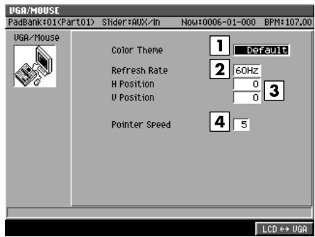 ROLAND MV-8000 - La nouvelle page vga/mouse - 1