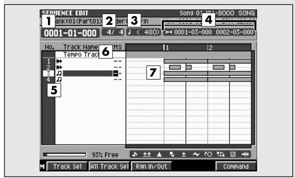 ROLAND MV-8000 - Région in/out (region in/out) - 2