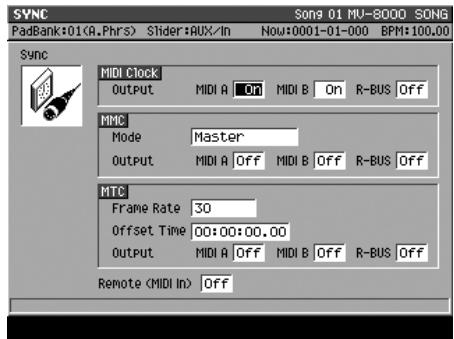 ROLAND MV-8000 - Utilisation des messages MMC pour piloter à distance le séquenceur du mv-8000 - 1