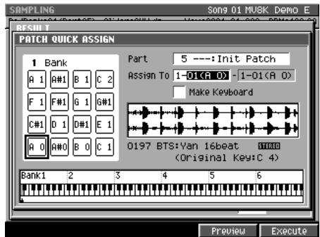 ROLAND MV-8000 - Affectation d'un sample à un patch (partiel) - 5