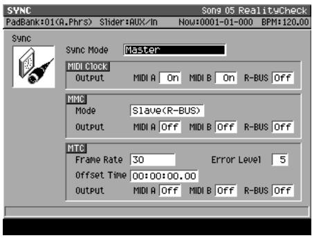 ROLAND MV-8000 - Réception et synchronisation sur MIDI clock - 4
