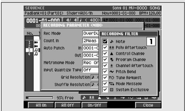 ROLAND MV-8000 - Touches de fonction (f) - 1