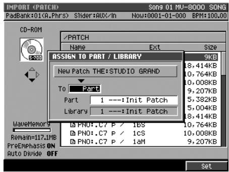 ROLAND MV-8000 - Import de données de patches roland s-700 series - 4
