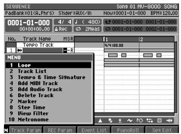 ROLAND MV-8000 - Ajout de pistes - 1