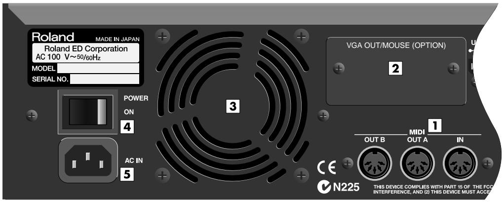 ROLAND MV-8000 - Face arrêtée - 4