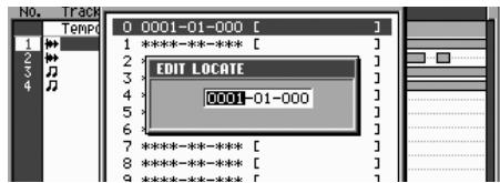 ROLAND MV-8000 - Édition d'un point de localisation - 1