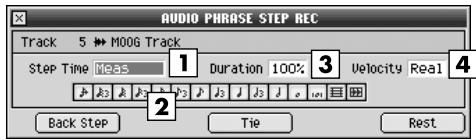 ROLAND MV-8000 - - Avec une piste MIDI (page STEP REC) - 2