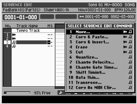ROLAND MV-8000 - Description des éléments de menu - 2