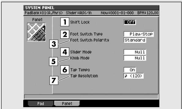 ROLAND MV-8000 - Pad roll interval (fréquence des roulements) - 1