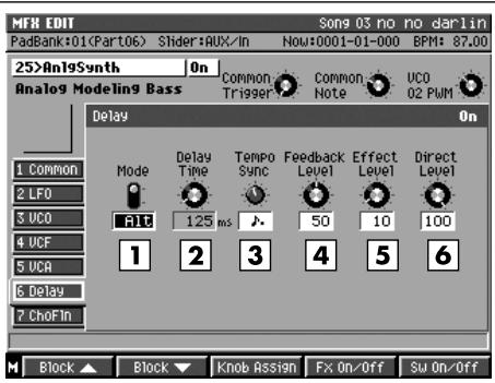 ROLAND MV-8800 - Delay - 2