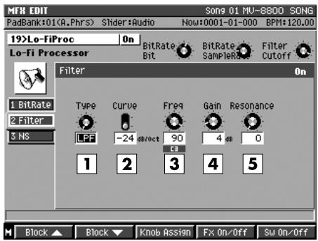 ROLAND MV-8800 - Filter - 1