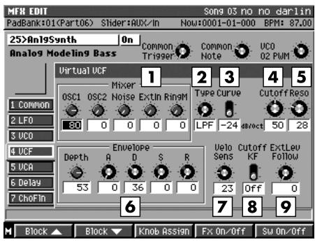 ROLAND MV-8800 - VCF (Virtual VCF) - 1