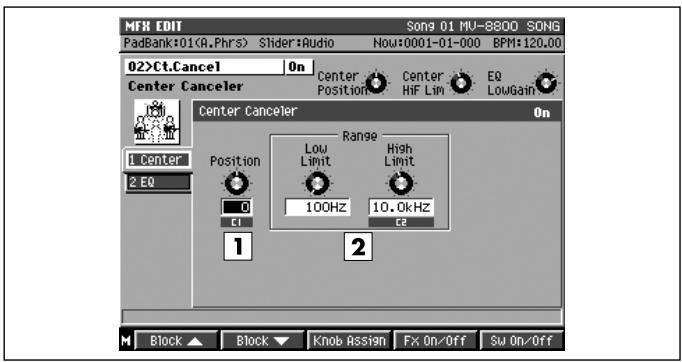 ROLAND MV-8800 - Center Canceler - 1