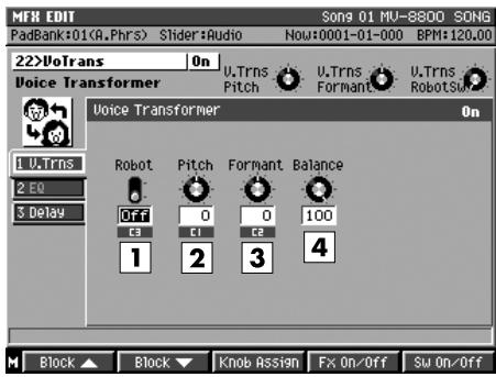 ROLAND MV-8800 - ■ Autres blocs d'effets - 2