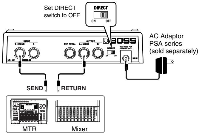 ROLAND RE-20 - Mono Send/Mono Return - 1