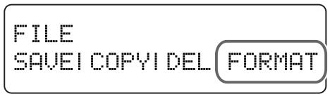 ROLAND RG-3 - Initializing the User Memory, USB Memory, and Floppy Disks - 1