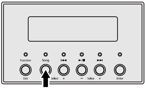 ROLAND RG-3 - ■ [Song] Button Functions - 1