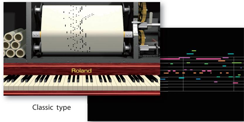 ROLAND RK-500 - Relaxing with a piano roll - 1