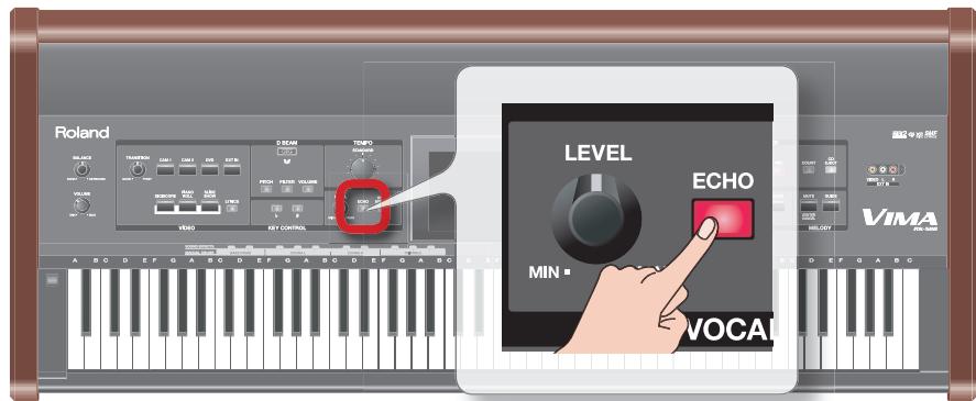 ROLAND RK-500 - Applying echo to your voice - 1